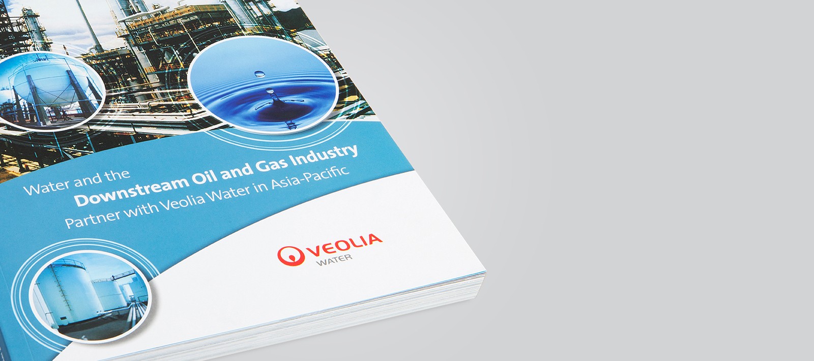 Brochure design for Veolia