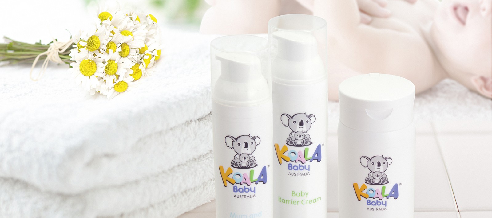 Skincare packaging design for Koala Baby