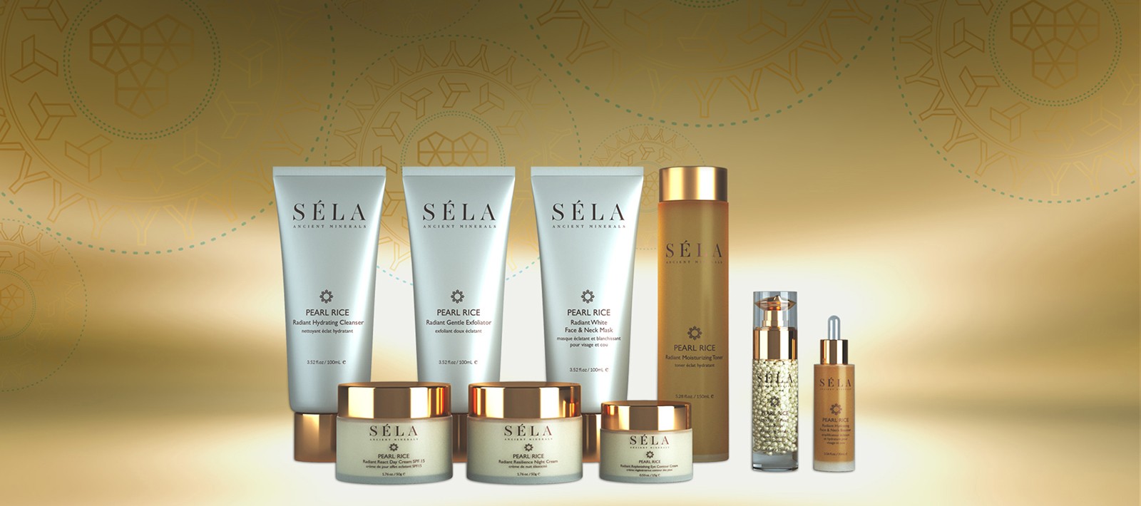 Skincare packaging design for Sela