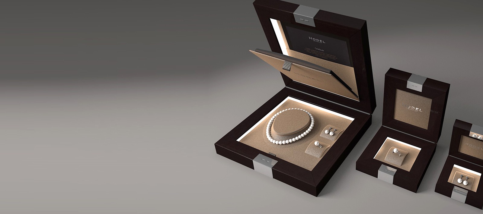 Hodel jewellery packaging design