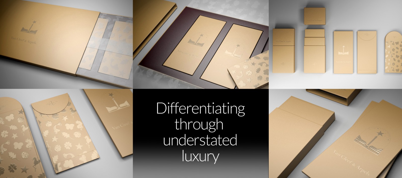 Luxury packaging design for Van Cleef & Arpels