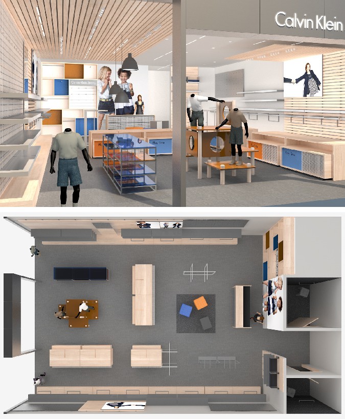Calvin Klein Kids Branded Environment Base Creative